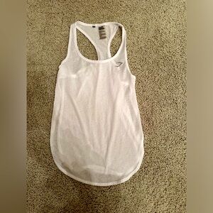 White Gymshark Tank Top